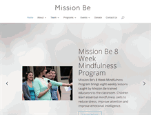 Tablet Screenshot of missionbe.org